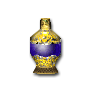 蓝色紫金瓶